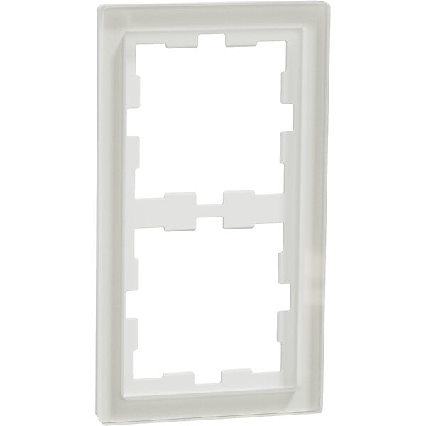 Merten Rahmen 2f.kristallws D-Life Glas MEG4020-6520